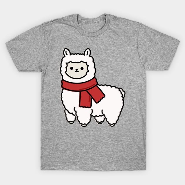 Cute Alpaca T-Shirt by happyfruitsart